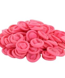 Bao ngón tay cao su hồng thẳng chống tĩnh điện – Anti-Static Pink Cut Type
