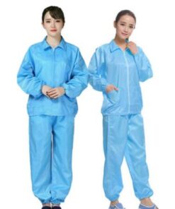 Bộ Quần Áo Rời Phòng Sạch Cổ Bẻ