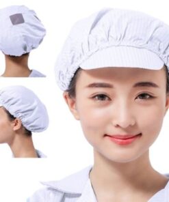 Mũ Nữ Chống Tĩnh Điện Có Lưỡi Trai Dùng Trong Phòng Sạch