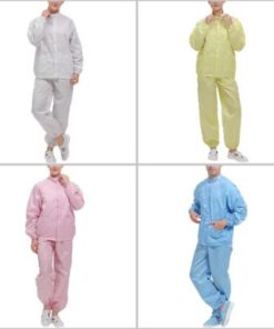 Bộ Quần Áo Rời Phòng Sạch - Cổ Tàu, Dài Tay