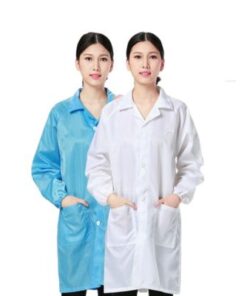 Áo Khoác Dài Phòng Sạch - Cổ Bẻ